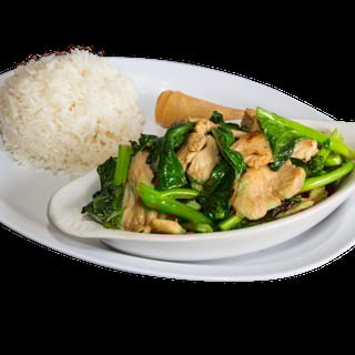 Pad Ka Nar (Stir Fried Chinese Broccoli)